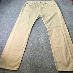 Levi's 505 Mens 38x32 Tan Jean Pants Casual Everyday Wear